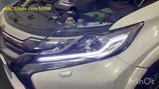 Custom headlamp  drl pajero sport  drlpajero customheadlamppajero serviceheadlamppajero drl [upl. by Yesac]