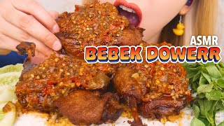 ASMR NASI BEBEK DOW3RR GUYUR SAMBEL KOREK PEDES GA WAJAR  ASMR Indonesia [upl. by Sllew]