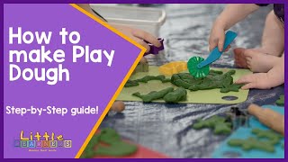 Kids Easy Playdough Recipe  Lets Make Play Dough [upl. by Zared]