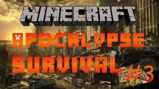 Minecraft Apocalypse Survival  Ep 3 Making Progress [upl. by Attekram]