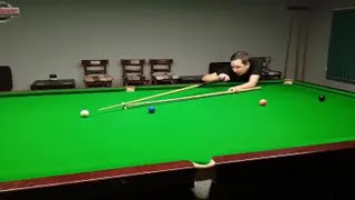 【Barton斯诺克教学012】关于使用架杆时的站姿、握杆及出杆练习（Snooker Lesson Rest Play  Coaching Tutorial） [upl. by Burley493]