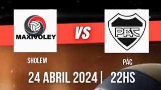 SHOLEM MAXIVOLEY vs PAC [upl. by Ramahs869]