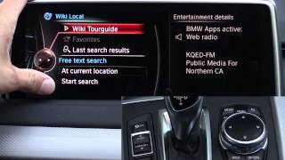 2014  2015  2016 BMW iDrive Touch Infotainment Review  with finger writing recognition [upl. by Norabal]