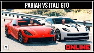 GTA Online Pariah vs Itali GTO  самый быстрый спорткар [upl. by Hillel828]