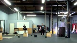 CrossFit  WOD 110129 Demo with Matt Chan and Kevin Montoya [upl. by Ahsrop]