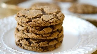 Crinkled Ginger Molasses Cookie Recipe [upl. by Mahoney]