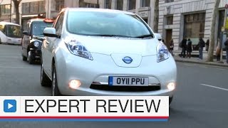 Nissan Leaf car review  prefacelift [upl. by Eisned349]