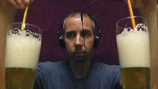 1 Hour of Binaural Beer Suds Sounds  ASMR [upl. by Ellan655]