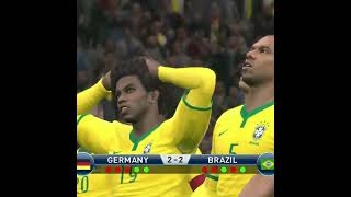 GERMANY vs BRAZIL PKs  PES KONAMI  تعليق عربي [upl. by Charley]