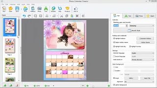 How to Make a Birthday Calendar with Pictures [upl. by Nahtaoj4]