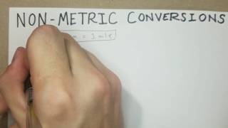 How to do NonMetric Conversions General Chemistry I [upl. by Veleda977]