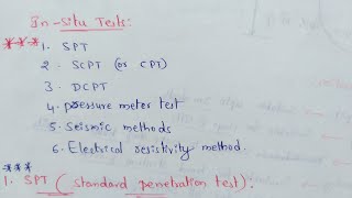 In situ tests in geotechnical engineering [upl. by Ettelorahc816]