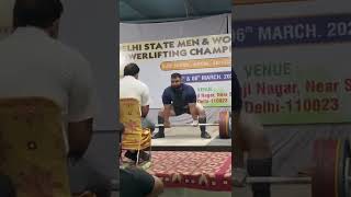 300 kg deadlift  Delhi State Powerlifting Mens Womens Championship 202223 [upl. by Partridge]