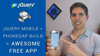 jQuery Mobile  Phonegap Build  How to make a slick app for FREE [upl. by Lua]