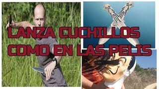 Aprende A LANZAR CUCHILLOS  Tira cuchillos como en las pelis  espadasymas [upl. by Ellerrehc]