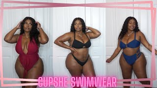 HUGE CUPSHE HAUL 2021  SUMMER SWIMWEAR HAUL [upl. by Erny493]