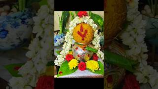 Kalasam Decoration ✨Varlakshmi Pooja Kalasam Decoration👌varalakshmipooja kalasamdecoration shorts [upl. by Ilatfan]