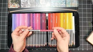 New Budget Colored Pencil Review Cezanne 120 Set [upl. by Pathe]