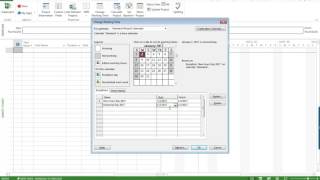 MS Project Creating the Holiday Calendar [upl. by Eanal881]