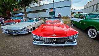 Welcome to Back to the 50s Massive classic car show 1964 back classic cars hot rods trucks Oldies [upl. by Attenod]