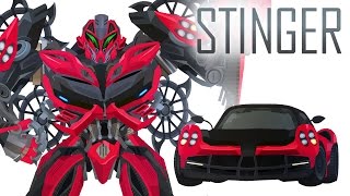 Transformers Stinger and Optimus Prime amp Bumblebee Disney cars Yeti amp Elvis Children s Songs [upl. by Sebastiano209]