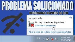 Instalar Drivers de Red WIFI y ETHERNET en Windows 7 8 10 y 11 [upl. by Frame]