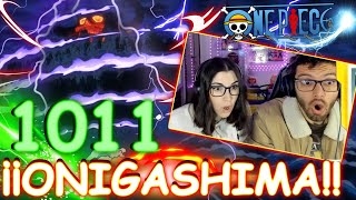 👒¡¡NUEVA ONIGASHIMA👒ONE PIECE 1011 Sub Español REACCION SANJI VS BLACK MARIA [upl. by Whelan252]