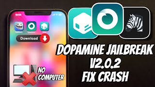 Dopamine Jailbreak v202 Release iOS 150  1661  Fix Dopamine Crash [upl. by Adnalram798]