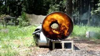 wood chip burner prototype 10kW power systemMPG [upl. by Supen]