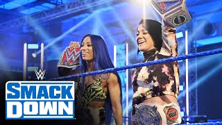 Bayley amp Banks proclaim end to Women’s Evolution with new era of greatness SmackDown July 24 2020 [upl. by Uzziel]