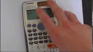 How to Reset a Casio FX 991ES PLUS [upl. by Gentilis730]