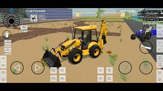 JCB lodging faramtrc over lodging tarali indian vehicles gaming [upl. by Majka]