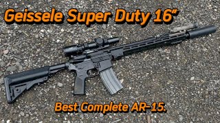 THE Best Complete AR15  Geissele Super Duty 16quot [upl. by Penthea]