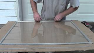 Replacing Storm Window Glass [upl. by Towland947]