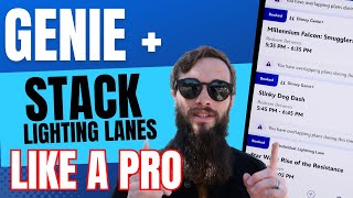 Quick Guide How to REALLY Stack Lightning Lanes with Genie [upl. by Eiznekcam596]