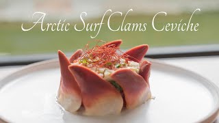 Arctic Surf Clams Ceviche  Ceviche Recipe  Gỏi Sò Đỏ Hokkigai  ASMR Cooking [upl. by Edas581]