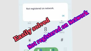 How to solve not registered on Network problem [upl. by Kcirdde780]