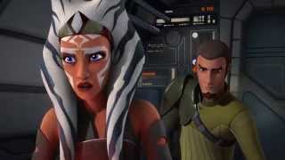 Star Wars Rebels  Ahsoka Tano amp Darth Vader sense each other 1080p [upl. by Arutnev]