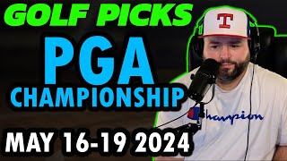 PGA Championship Picks  Golf Bets With Kyle Kirms [upl. by Arualana903]