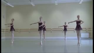 Vaganova Ballet Academy 3rd Class Arabesque en Pointe [upl. by Korry]