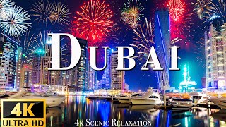 DUBAI 2024 HAPPY NEW YEAR With FIREWORKS FESTIVAL WELCOME NEW YEAR 2024  4K ULTRA HD 60 FPS [upl. by Christye]