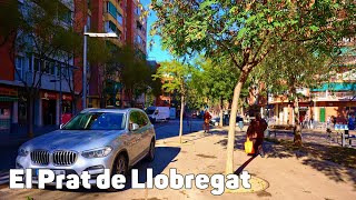 El Prat de Llobregat  An Hours Walk Through Its Streets  4K [upl. by Solraced691]