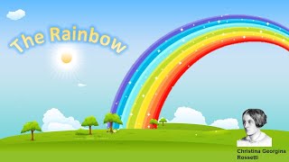 The Rainbow Grade 2 CBSE poem by Christina Rossetti animated with summary therainbow [upl. by Aural]