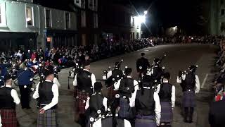 Kirkcudbright Floodlit Tattoo 2023 Abide With Me [upl. by Ymmat526]