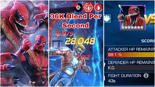 7 Star Rank 3 VenomPool Gameplay Battlegrounds Crucible Labyrinth Act 8 [upl. by Sucramd779]