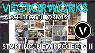 Vectorworks Architect Tutorials Starting New Projects II 4K [upl. by Ainos]