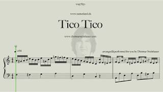 Tico Tico  Easy Piano [upl. by Rozanne]