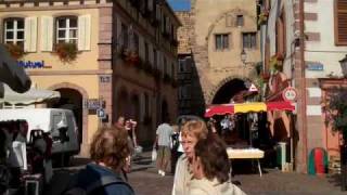 Ribeauville France Alsace Region Market Saturday [upl. by Timmons]