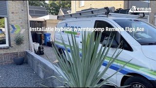 Installatie Warmtepomp Remeha Elga Ace [upl. by Nitsraek]