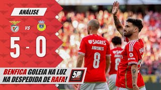 🔴 BENFICA 50 AROUCA 🟡 ANÁLISE Benfica regressa às vitórias com goleada na Luz [upl. by Glenden]